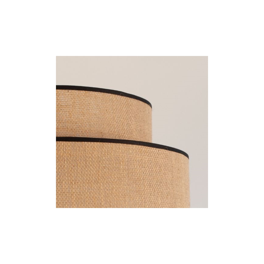 Luster na sajli BOHO 1xE27/60W/230V prečnik 40 cm, bež