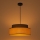 Luster na sajli BOHO 1xE27/60W/230V prečnik 40 cm braon/bež