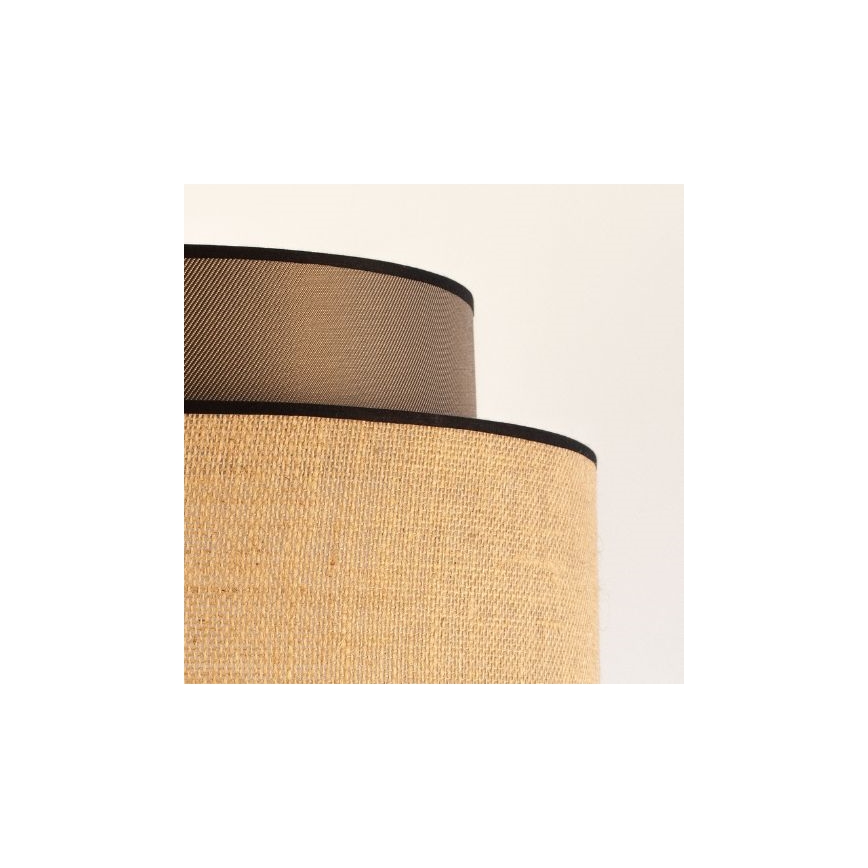 Luster na sajli BOHO 1xE27/60W/230V prečnik 40 cm braon/bež