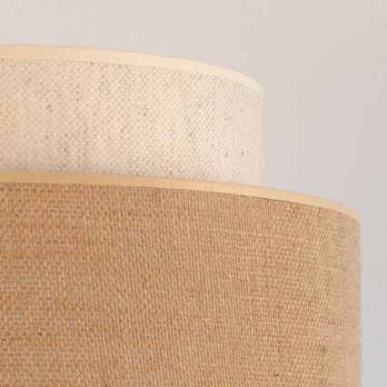 Luster na sajli BOHO 1xE27/60W/230V prečnik 40 cm krem/bež