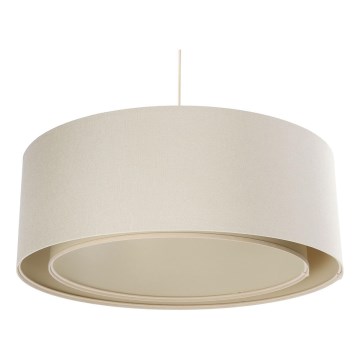 Luster na sajli BOHO TRINITI 1xE27/60W/230V, prečnik 50 cm, krem
