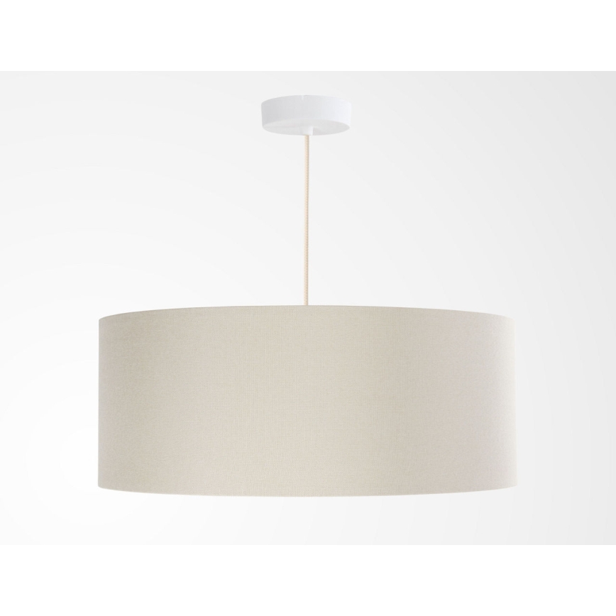 Luster na sajli BOHO TRINITI 1xE27/60W/230V, prečnik 50 cm, krem