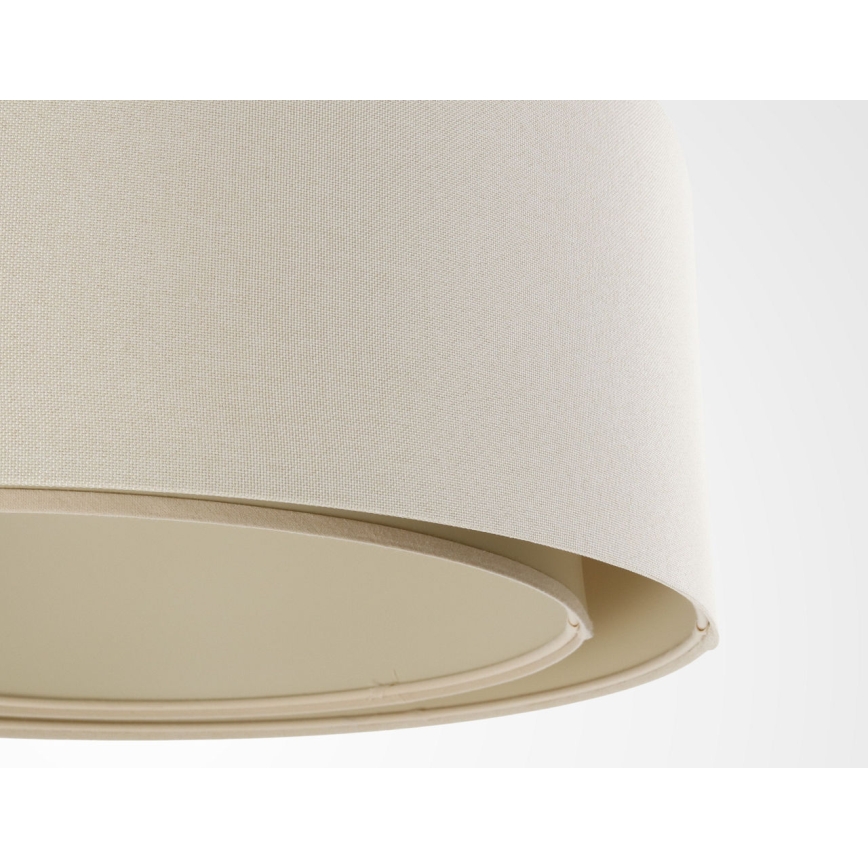 Luster na sajli BOHO TRINITI 1xE27/60W/230V, prečnik 50 cm, krem