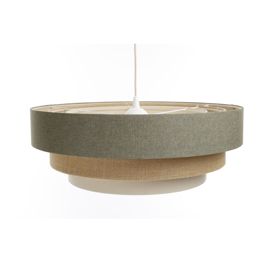 Luster na sajli BOHO TRINITI 1xE27/60W/230V siva/bež/krem