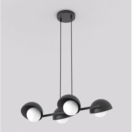 Luster na sajli BOOM 4xG9/8W/230V crna