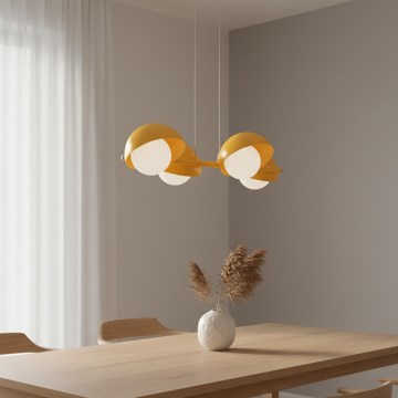 Luster na sajli BOOM 4xG9/8W/230V narandžast
