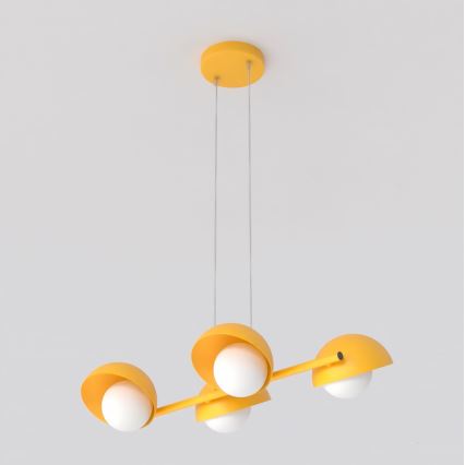 Luster na sajli BOOM 4xG9/8W/230V narandžast