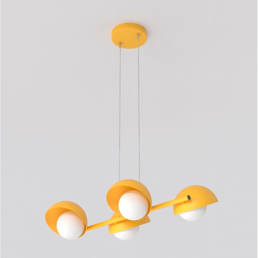 Luster na sajli BOOM 4xG9/8W/230V narandžast
