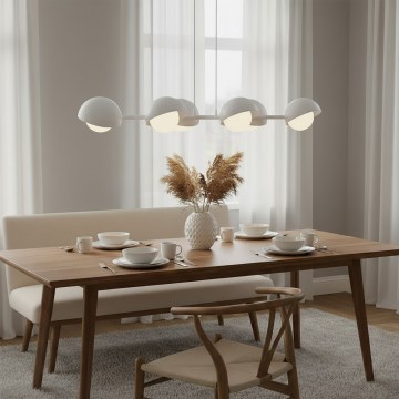 Luster na sajli BOOM 6xG9/8W/230V bela