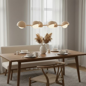 Luster na sajli BOOM 6xG9/8W/230V bež