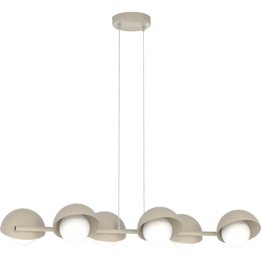 Luster na sajli BOOM 6xG9/8W/230V bež