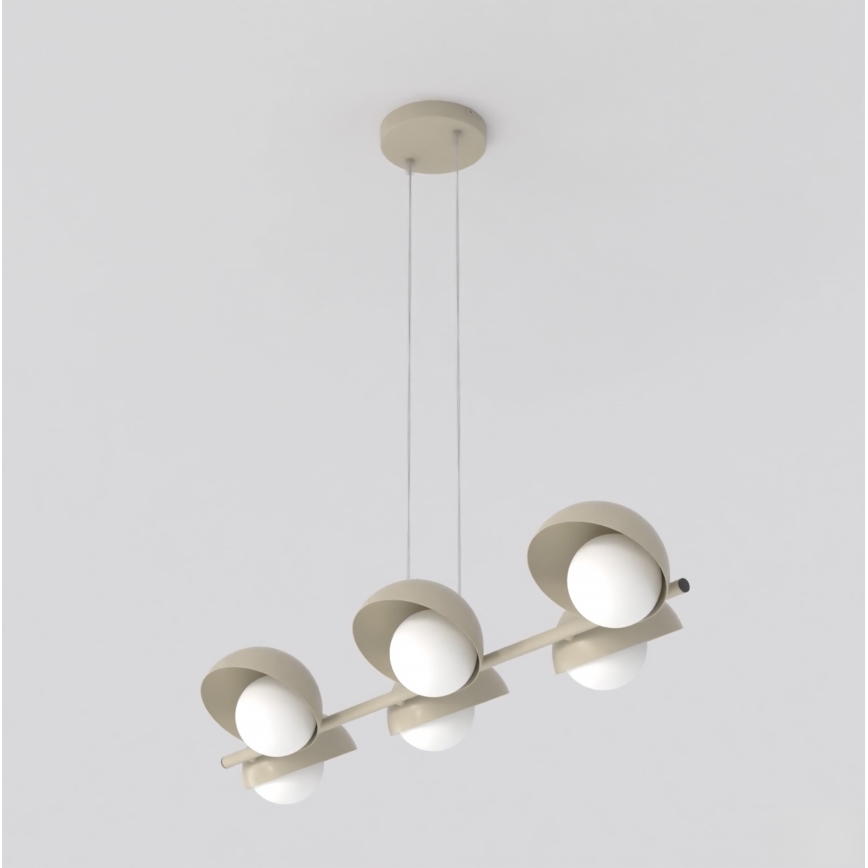 Luster na sajli BOOM 6xG9/8W/230V bež