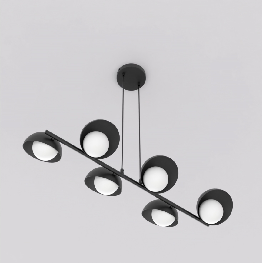 Luster na sajli BOOM 6xG9/8W/230V crna