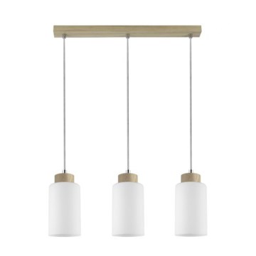 Luster na sajli BOSCO 3xE27/60W/230V hrast