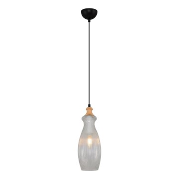 Luster na sajli BOTTLE 1xE14/4W/230V proziran