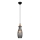 Luster na sajli BOTTLE 1xE14/4W/230V sa zadimljenim staklom