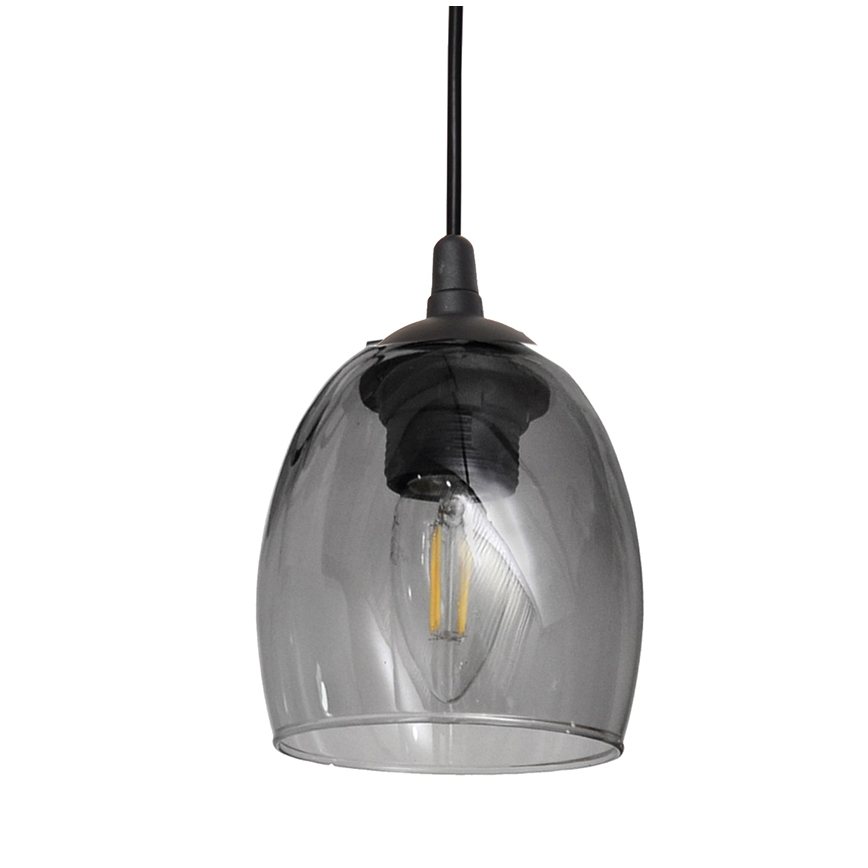 Luster na sajli BRILLANT 3xE27/15W/230V siva