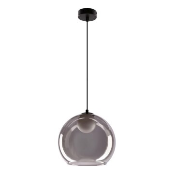 Luster na sajli BRIN 1xG9/15W/230V zadimljeno crna
