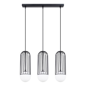 Luster na sajli BRINA 3xG9/8W/230V crna