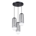 Luster na sajli BRINA 3xG9/8W/230V crna