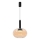 Luster na sajli BUENO 1xGX53/9W/230V, prečnik 25 cm, dimljeno bež