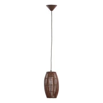 Luster na sajli BURI 1xE27/15W/230V braon