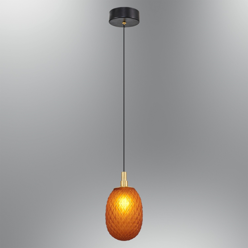 Luster na sajli CACTUS 1xG9/5W/230V bakreni