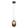 Luster na sajli CACTUS 1xG9/5W/230V crne boje