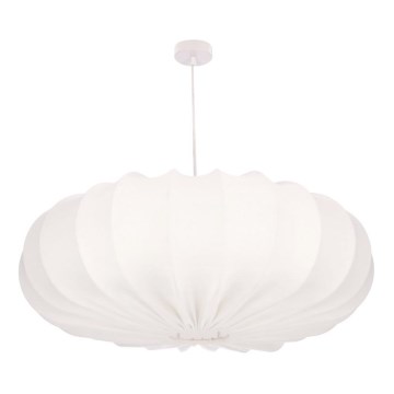 Luster na sajli CAFEE 1xE27/40W/230V prečnik 66 cm beo