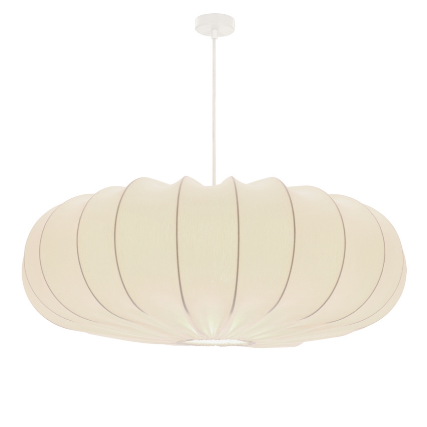 Luster na sajli CAFEE 1xE27/40W/230V prečnik 66 cm beo