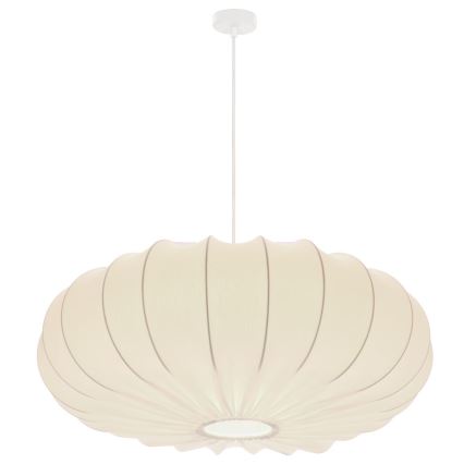 Luster na sajli CAFEE 1xE27/40W/230V prečnik 66 cm beo