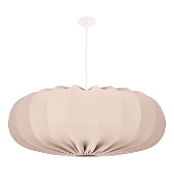 Luster na sajli CAFEE 1xE27/40W/230V prečnik 66 cm bež