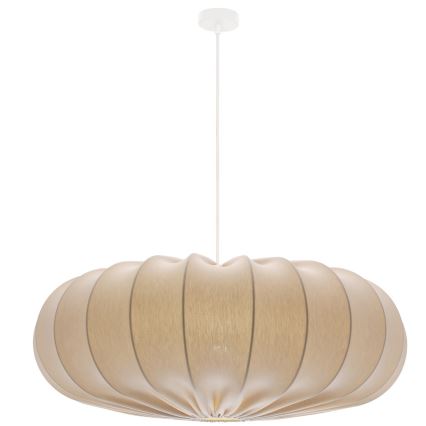 Luster na sajli CAFEE 1xE27/40W/230V prečnik 66 cm bež