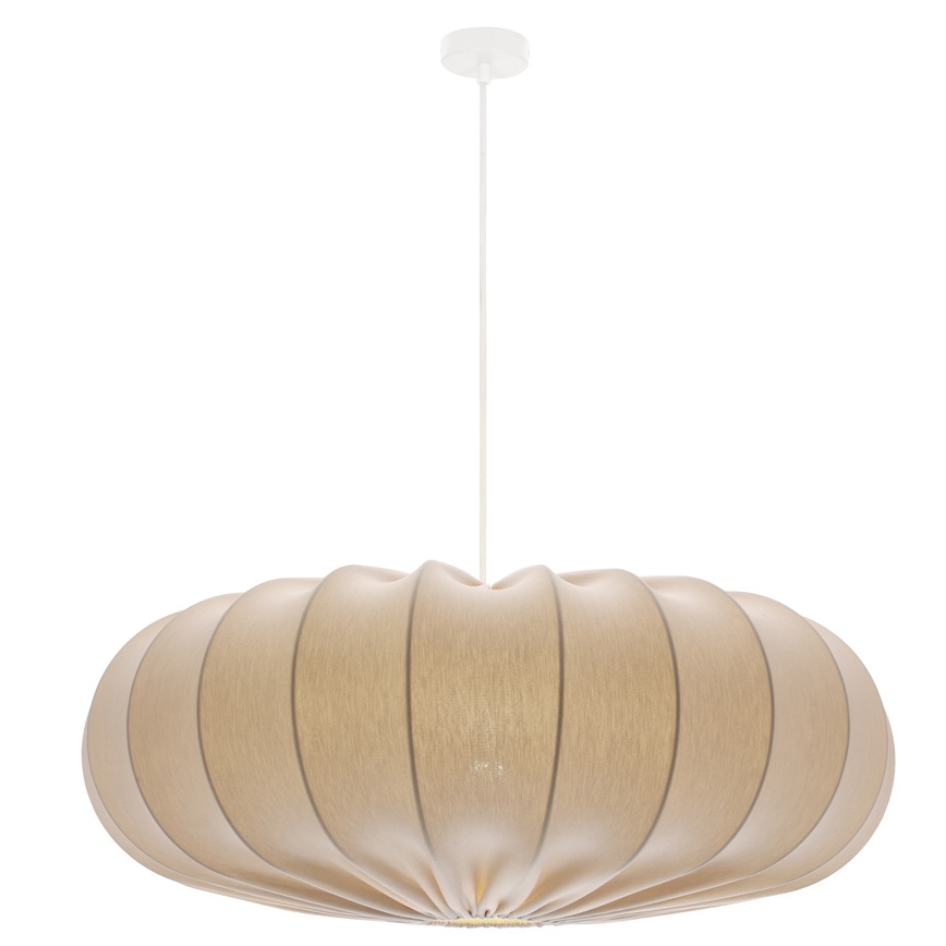Luster na sajli CAFEE 1xE27/40W/230V prečnik 66 cm bež