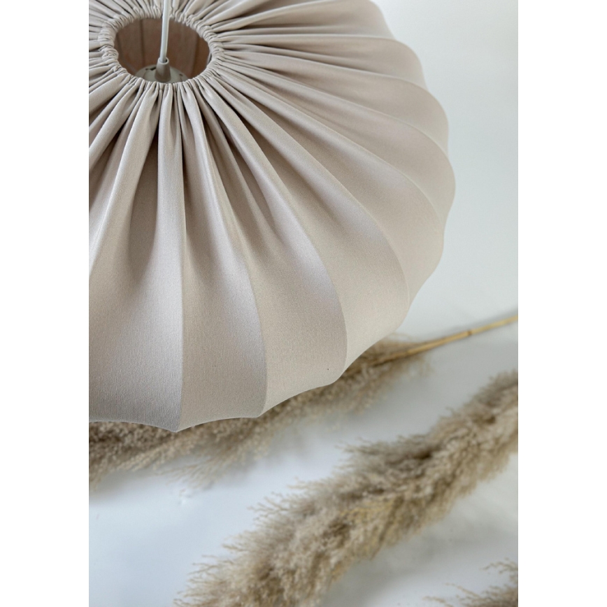 Luster na sajli CAFEE 1xE27/40W/230V, prečnika 52 cm, bež