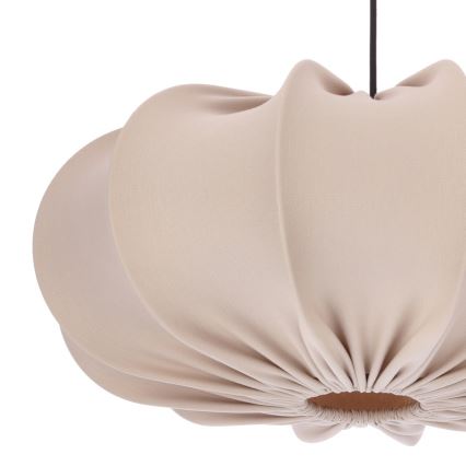 Luster na sajli CAFEE 1xE27/40W/230V, prečnika 52 cm, bež