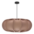 Luster na sajli CAFEE 1xE27/40W/230V Ø 52 cm braon