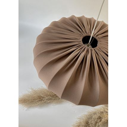 Luster na sajli CAFEE 1xE27/40W/230V Ø 52 cm braon