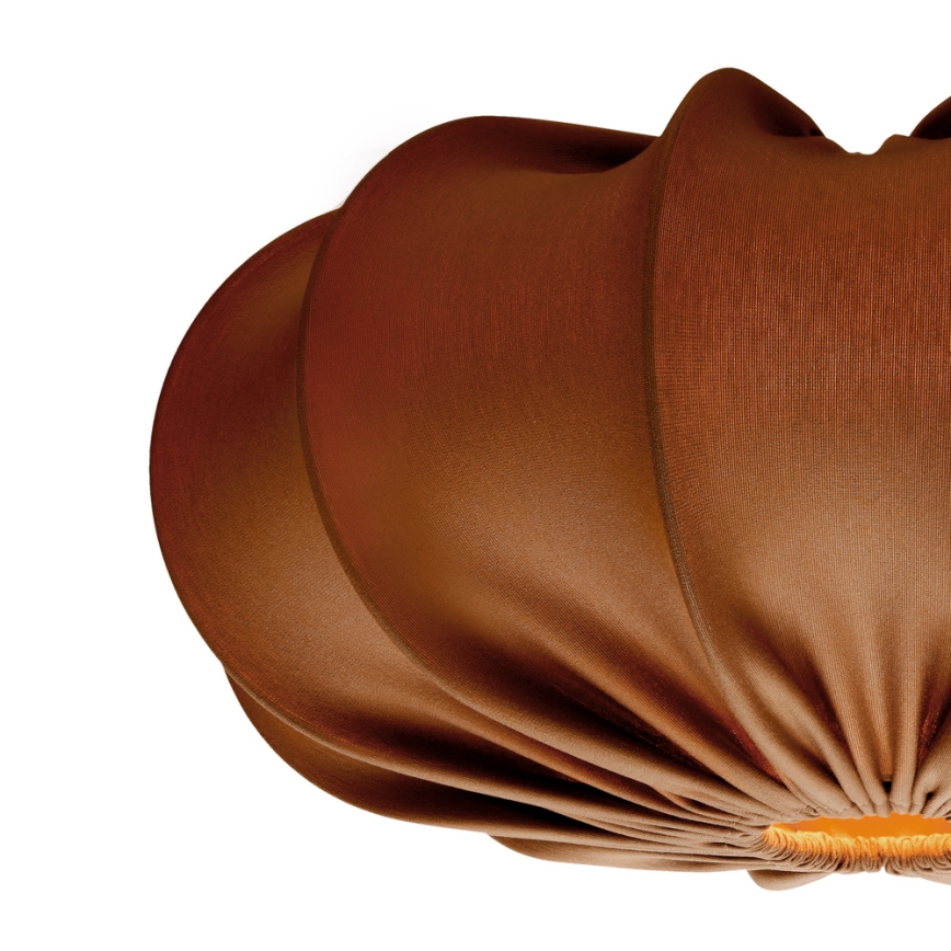 Luster na sajli CAFEE 1xE27/40W/230V Ø 52 cm braon