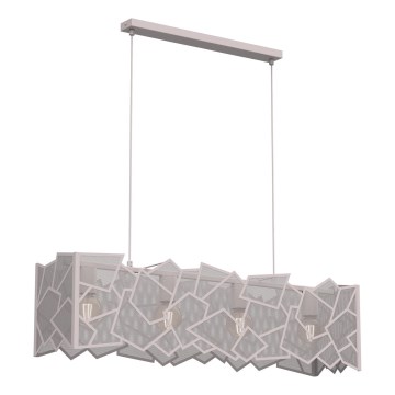 Luster na sajli CAMO 4xE27/15W/230V bež