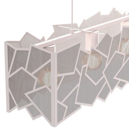 Luster na sajli CAMO 4xE27/15W/230V bež