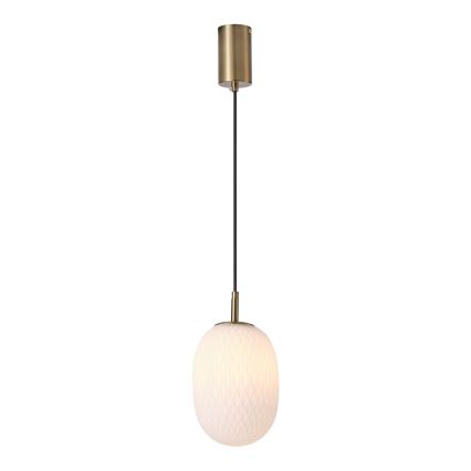 Luster na sajli CANDY 1xE14/25W/230V, bela, prečnika 15 cm
