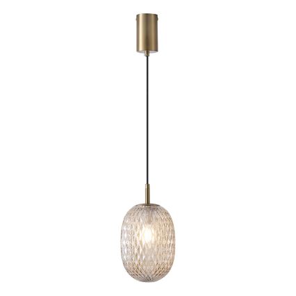 Luster na sajli CANDY 1xE14/25W/230V proziran, prečnik 15 cm