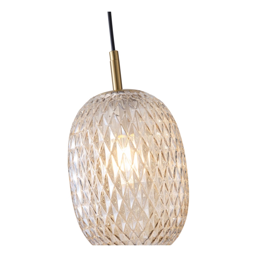 Luster na sajli CANDY 1xE14/25W/230V proziran, prečnik 15 cm
