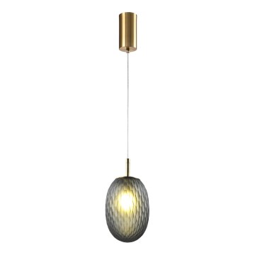 Luster na sajli CANDY 1xE14/25W/230V siva prečnik 15 cm