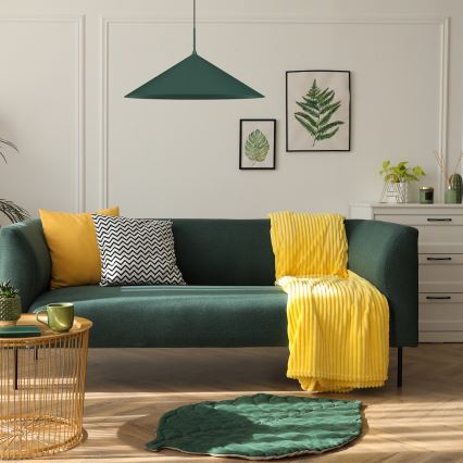 Luster na sajli CAPITAL 1xGX53/15W/230V pr. 60 cm zelena