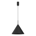 Luster na sajli CAPITAL 1xGX53/15W/230V prečnik 32 cm crni