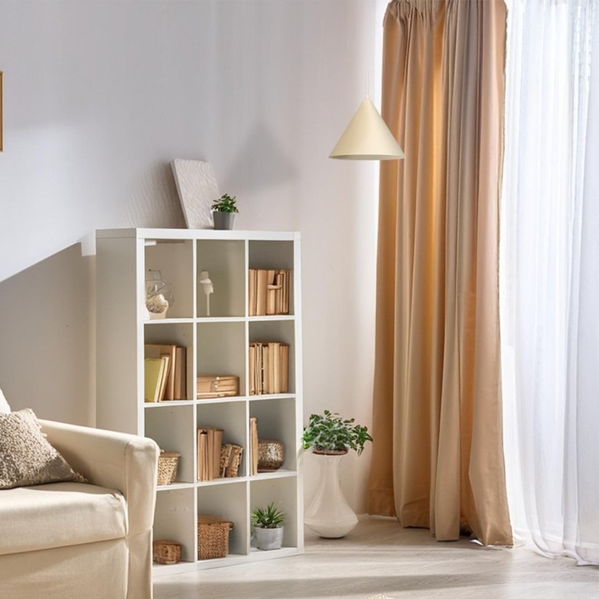 Luster na sajli CAPITAL 1xGX53/15W/230V, prečnik 32 cm, krem boje