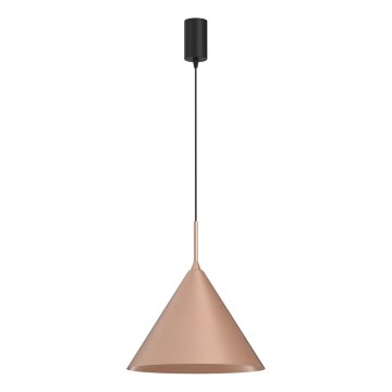Luster na sajli CAPITAL 1xGX53/15W/230V prečnik 32 cm roze zlato
