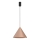 Luster na sajli CAPITAL 1xGX53/15W/230V prečnik 32 cm roze zlato